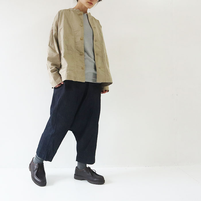 NARU(ナル) 8オンスムラデニムサルエルパンツ 638425
