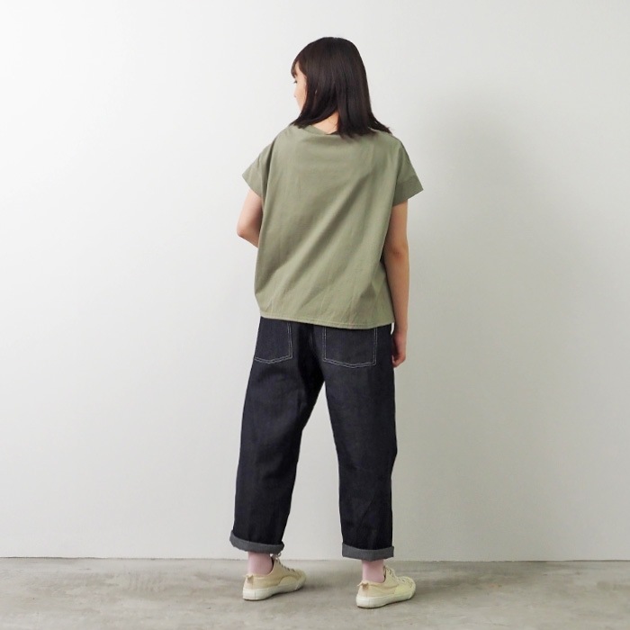 NARU(ナル) 8ozムラデニムパッチワーク ノッポパンツ 655806
