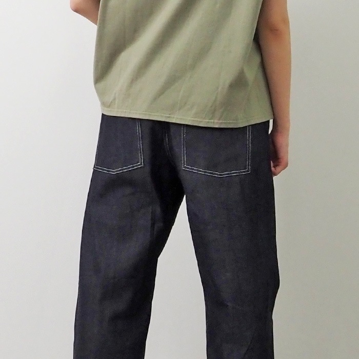 NARU(ナル) 8ozムラデニムパッチワーク ノッポパンツ 655806