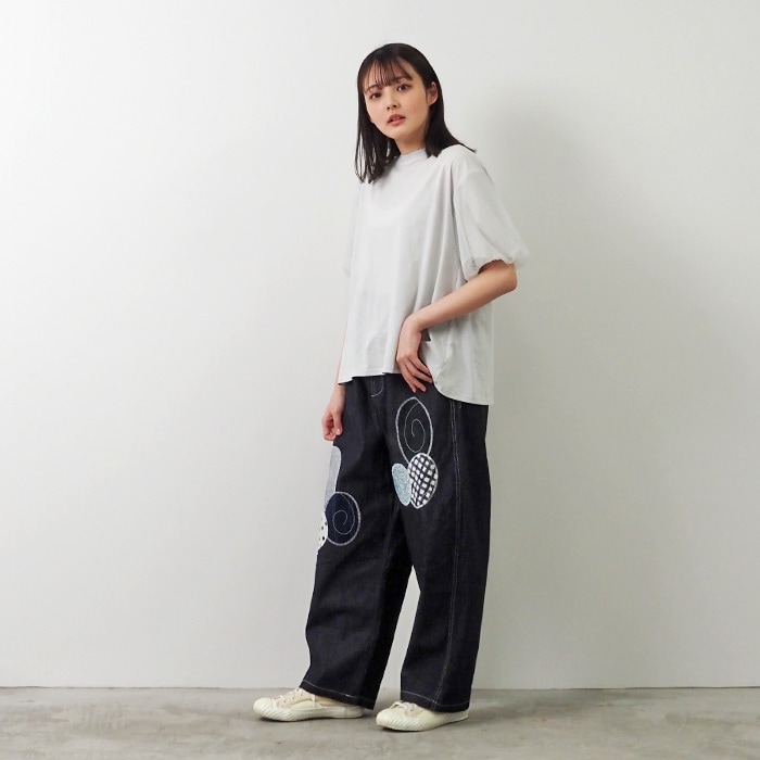 NARU FACTORY ナル 8ozムラデニム ノッポパンツ インディゴ NARU(ナル) 8ozムラデニム ノッポパンツ 641800 | ボトムス