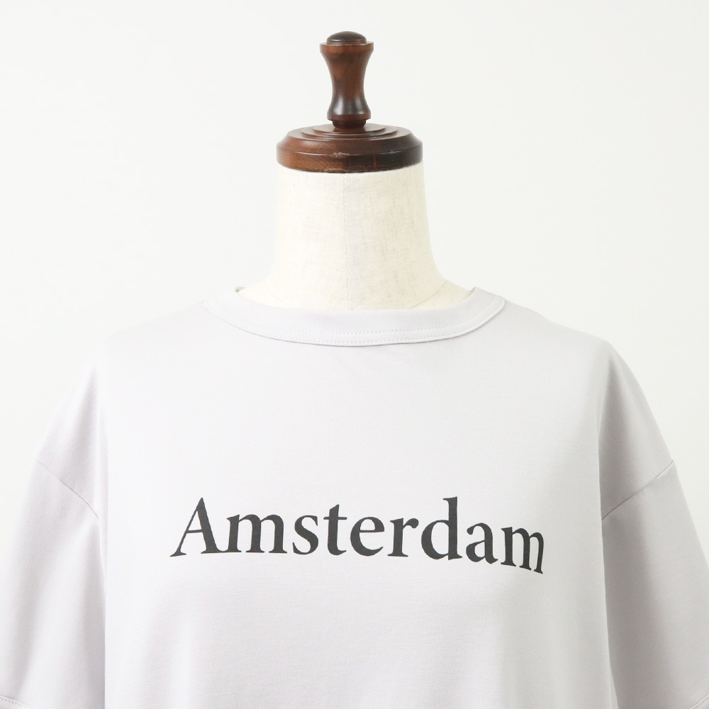 NARU(ナル) スビンプラチナムスムース AmsterdamプリントクルーネックT「Maiden-メイデン-」 661235