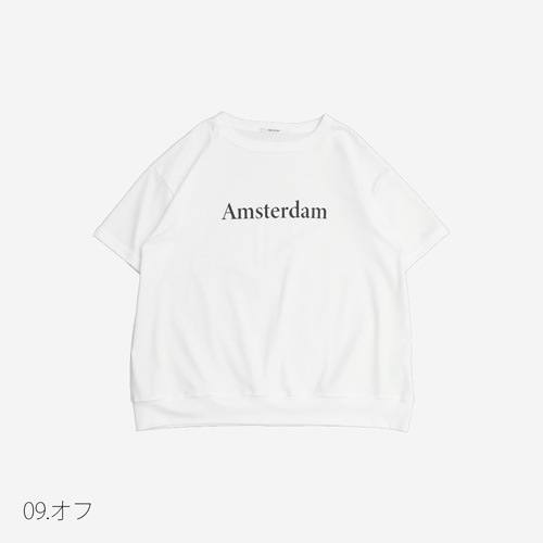 NARU(ナル) スビンプラチナムスムース AmsterdamプリントクルーネックT「Maiden-メイデン-」 661235