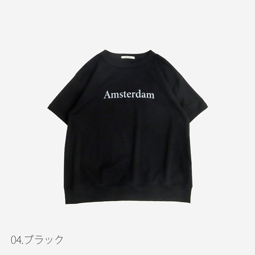 NARU(ナル) スビンプラチナムスムース AmsterdamプリントクルーネックT「Maiden-メイデン-」 661235