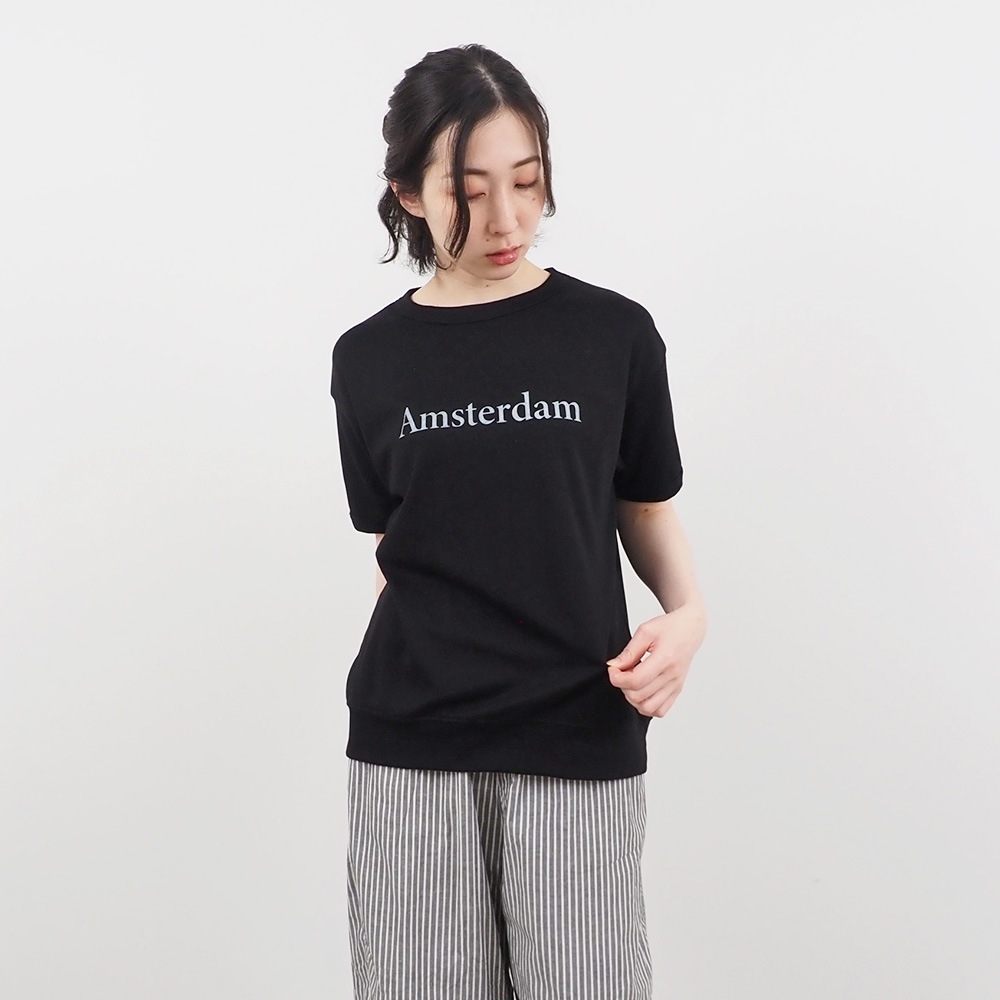 NARU(ナル) スビンプラチナムスムース AmsterdamプリントクルーネックT「Maiden-メイデン-」 661235