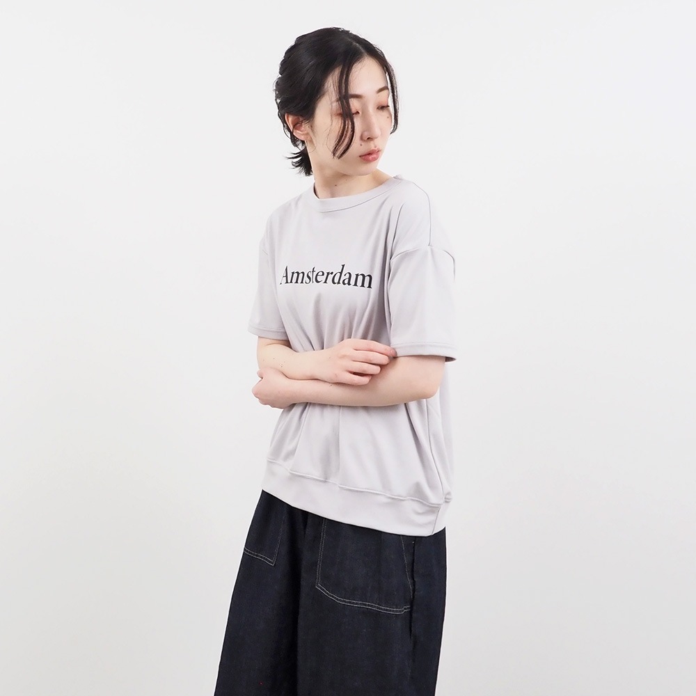 NARU(ナル) スビンプラチナムスムース AmsterdamプリントクルーネックT「Maiden-メイデン-」 661235