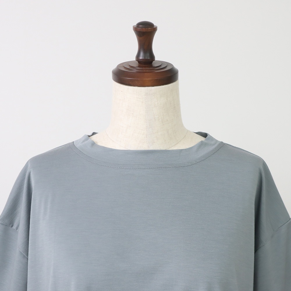 NARU(ナル) マイクロライクアウーヴン クルーネックT 667200