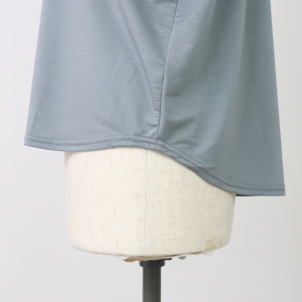 NARU(ナル) マイクロライクアウーヴン クルーネックT 667200