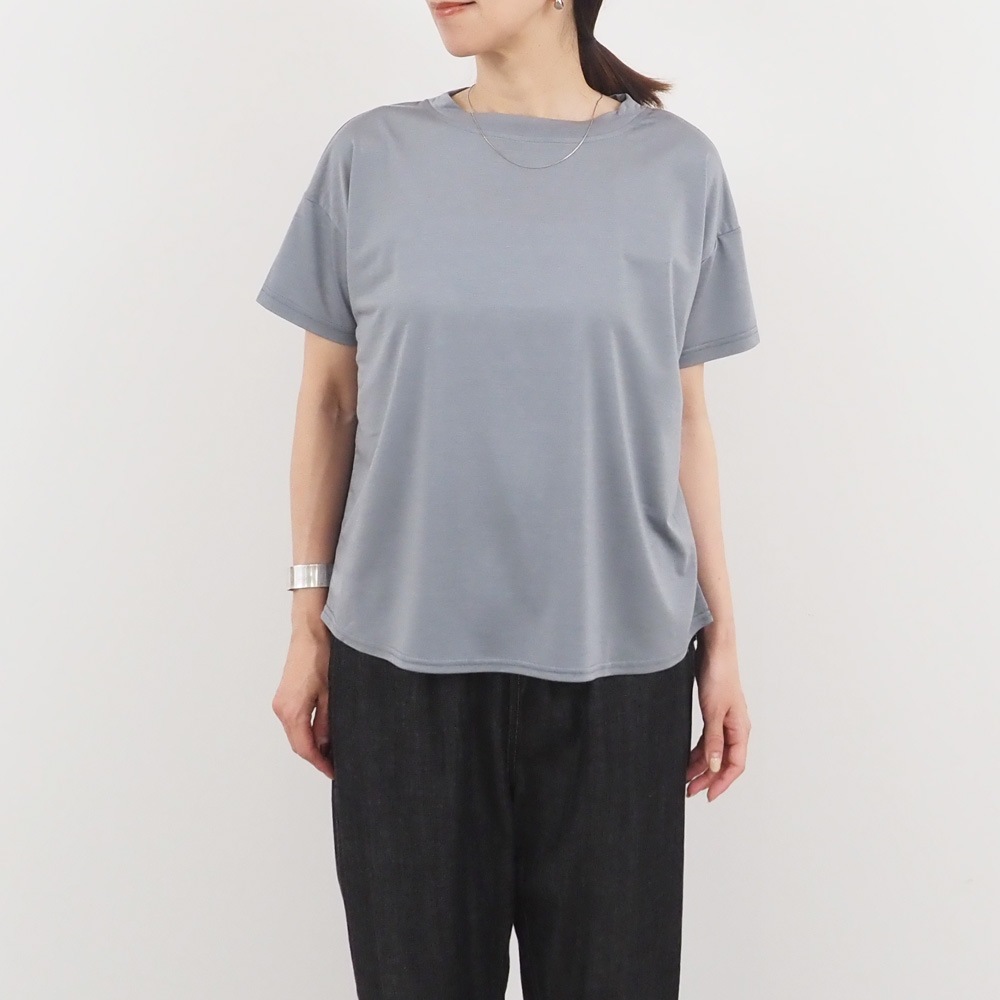 NARU(ナル) マイクロライクアウーヴン クルーネックT 667200