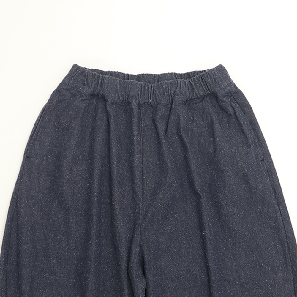 NARU(ナル) コットンシルクブーレットノイルデニム エッグパンツ 6708421