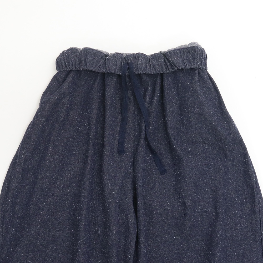 NARU(ナル) コットンシルクブーレットノイルデニム エッグパンツ 6708421