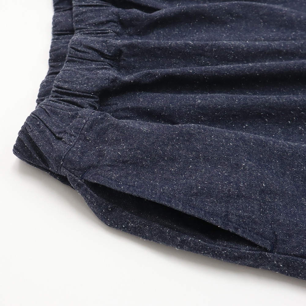 NARU(ナル) コットンシルクブーレットノイルデニム エッグパンツ 6708421