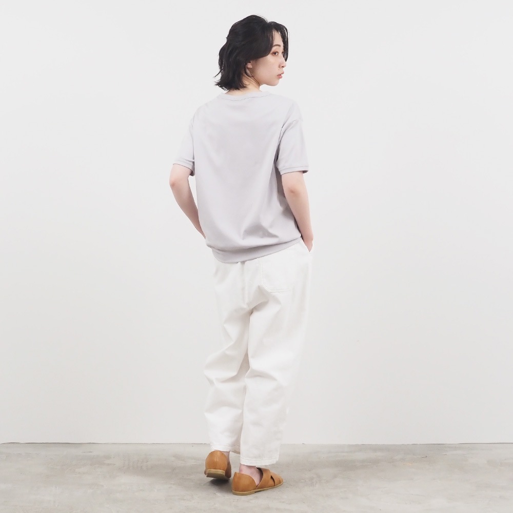 NARU(ナル) スビンプラチナムスムース クルーネックT「Maiden-メイデン