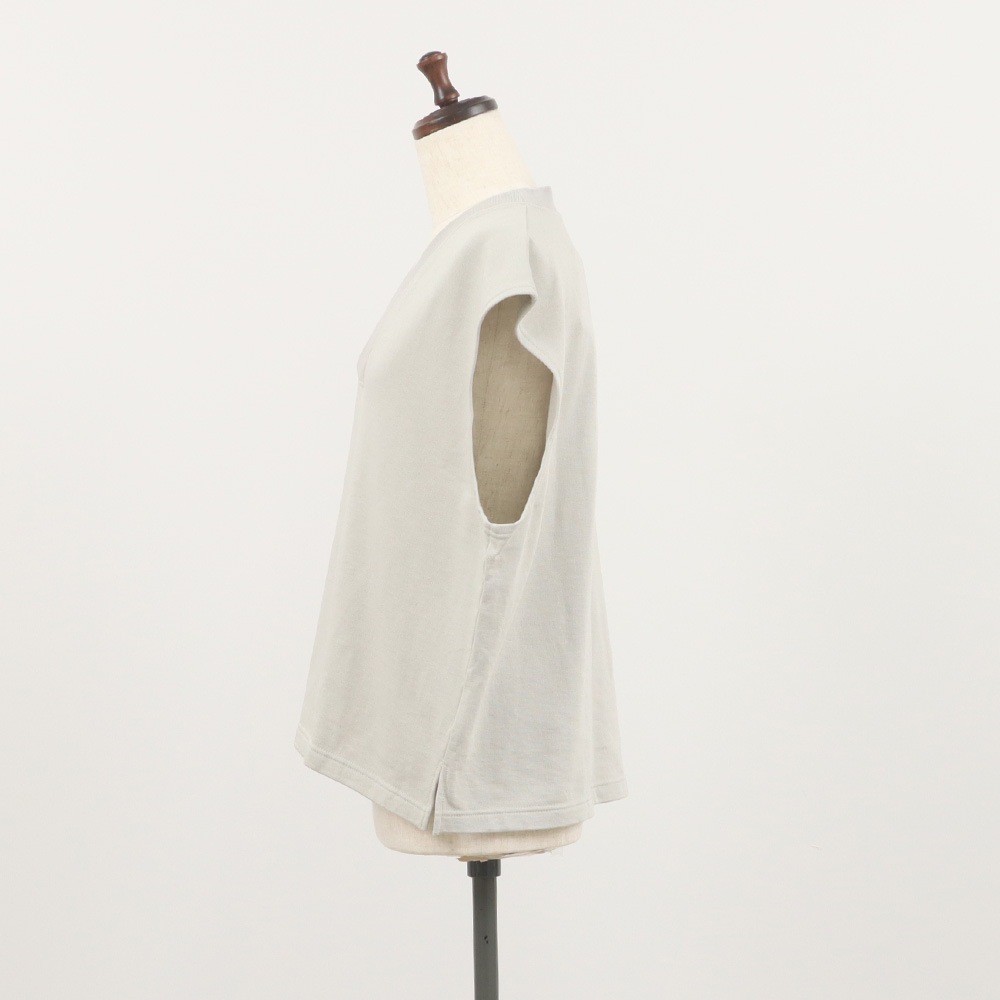 NARU(ナル) ウール混裏毛Vネックベスト 659004