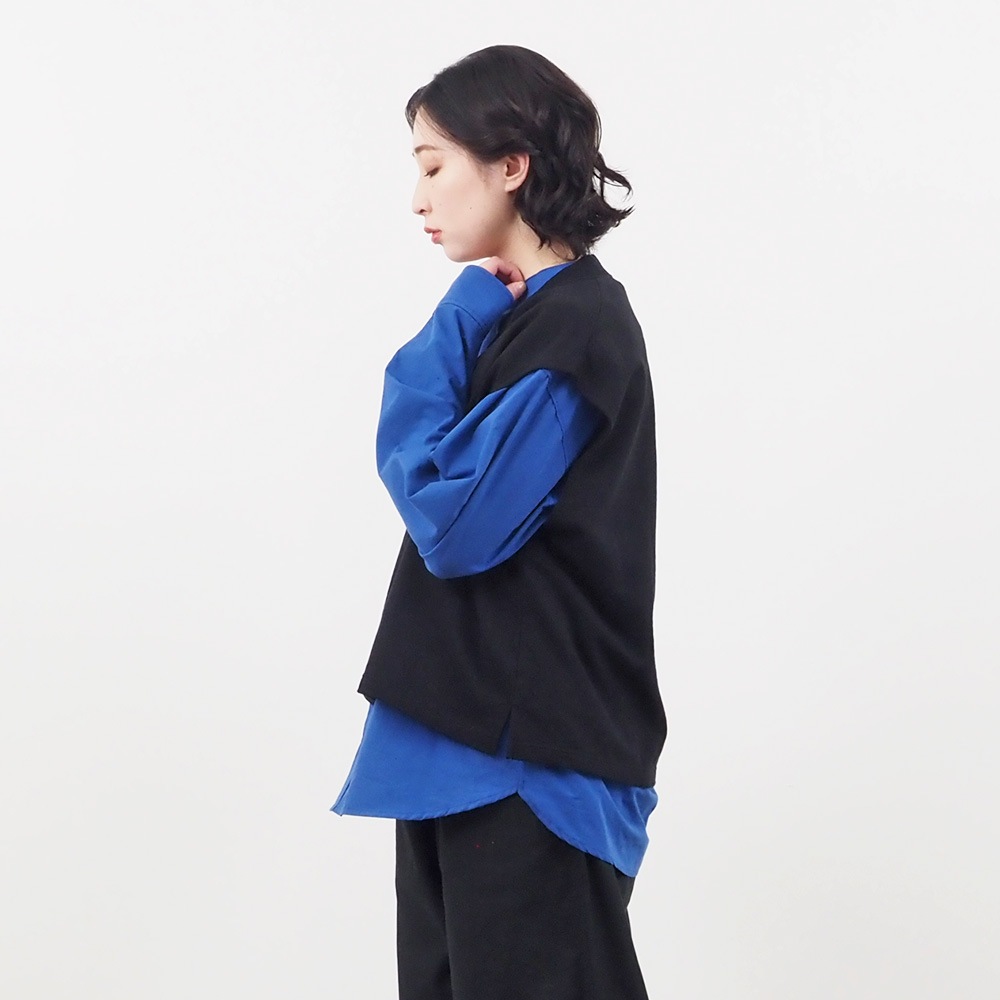 NARU(ナル) ウール混裏毛Vネックベスト 659004 | TOPS,ベスト | NARU