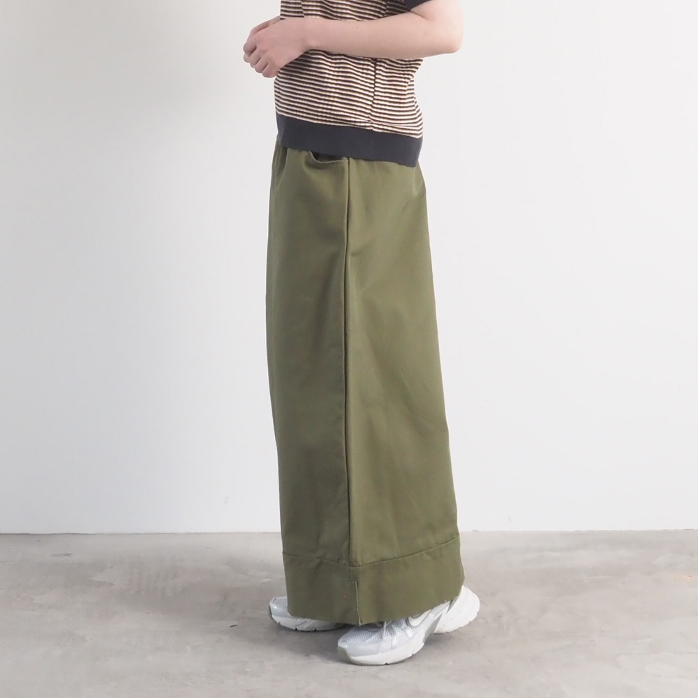 NARU(ナル) 定番チノクロス超撥水 ノッポバギーパンツ 6708161