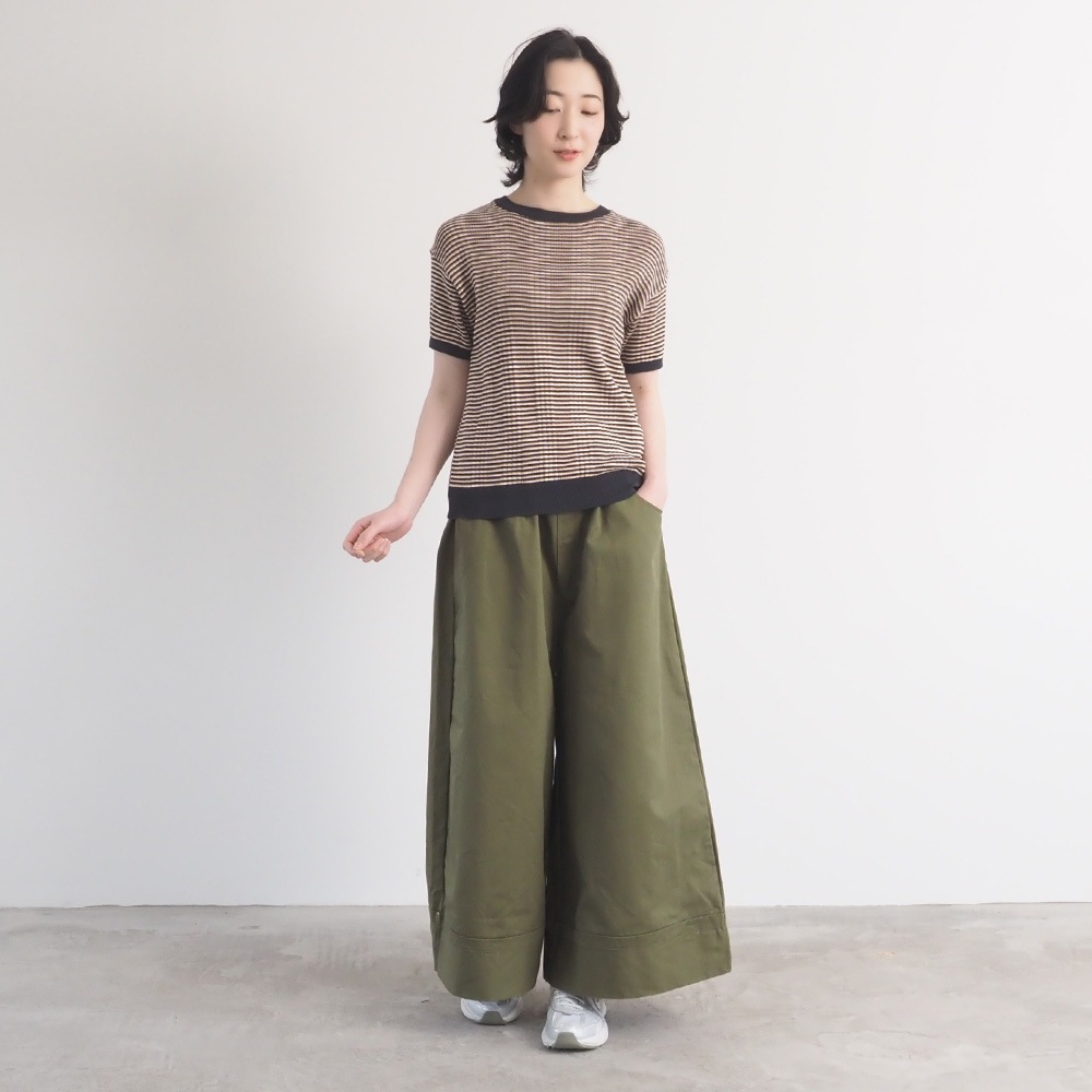 NARU(ナル) 定番チノクロス超撥水 ノッポバギーパンツ 6708161