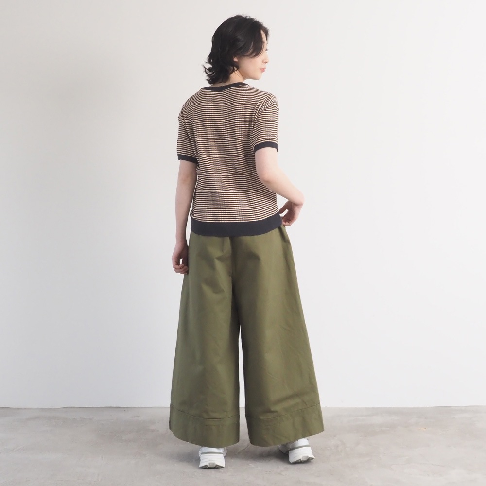 NARU(ナル) 定番チノクロス超撥水 ノッポバギーパンツ 6708161