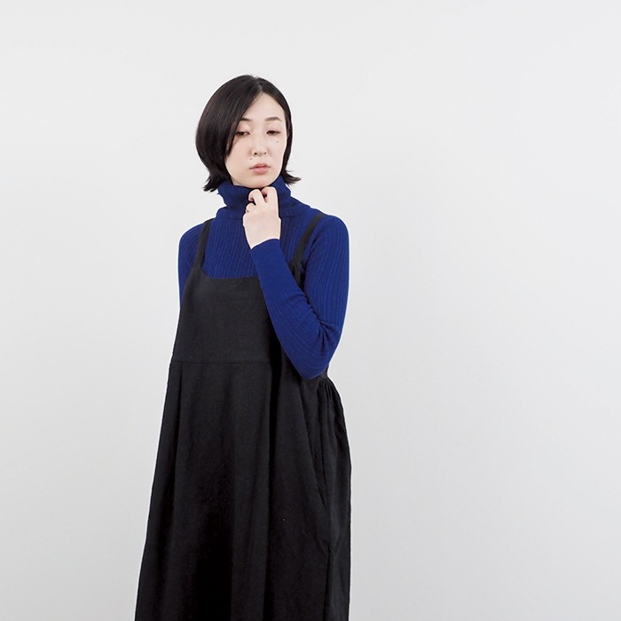 NARU(ナル) シーチングハンドワッシャー サロペットスカート 655840