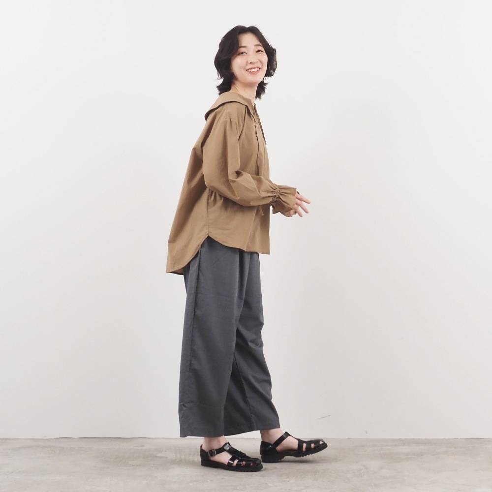 NARU(ナル) ふんわりローン スキッパーリボンブラウス 665825