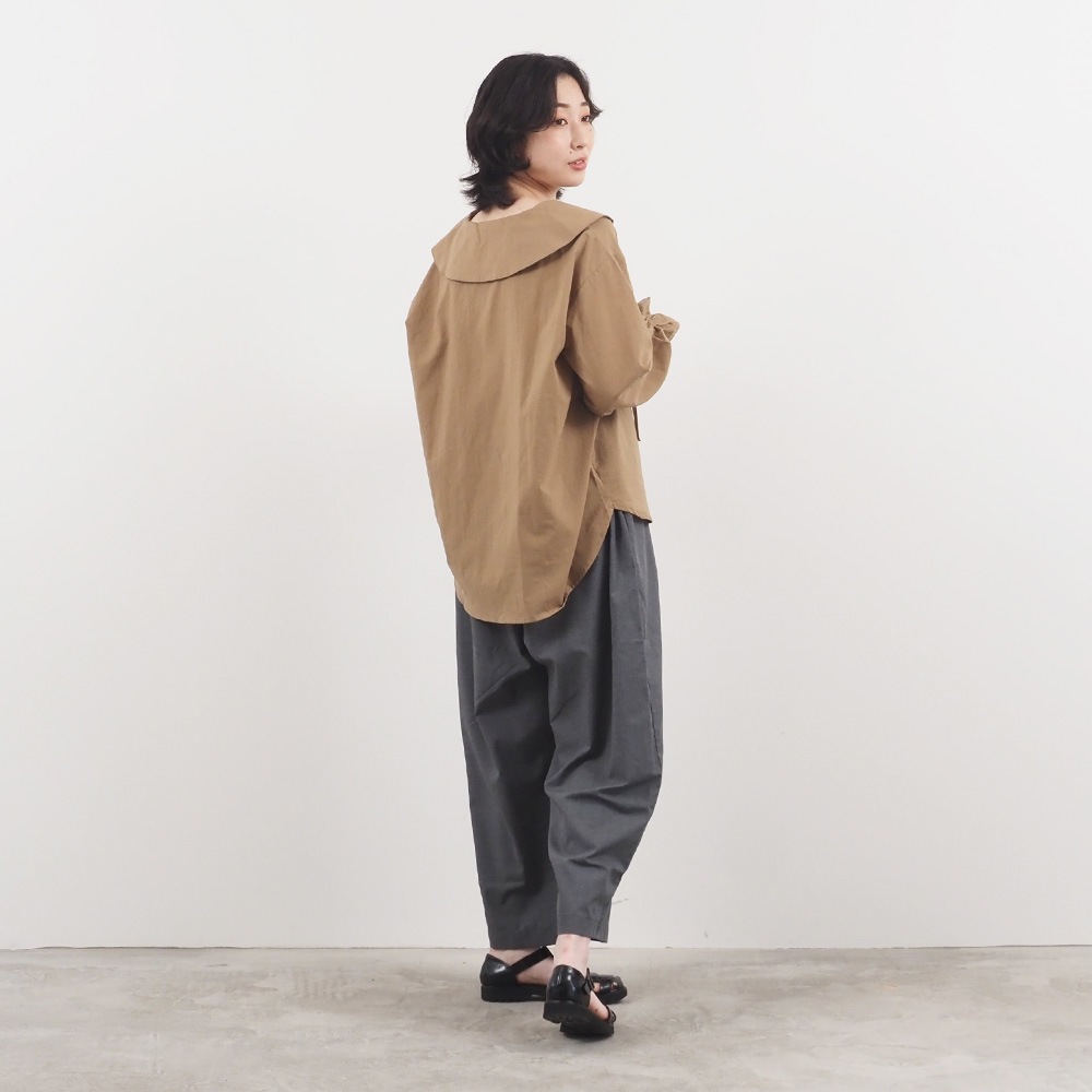 NARU(ナル) ふんわりローン スキッパーリボンブラウス 665825