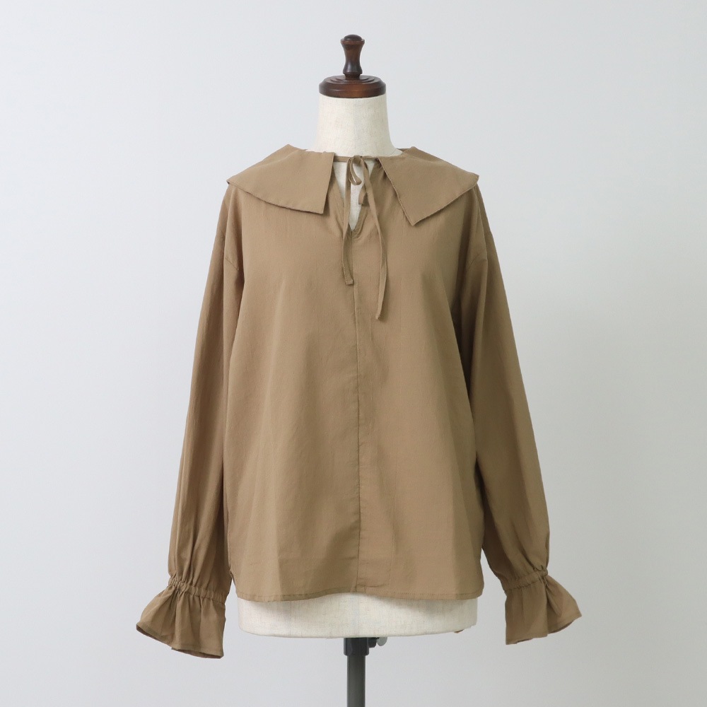 NARU(ナル) ふんわりローン スキッパーリボンブラウス 665825