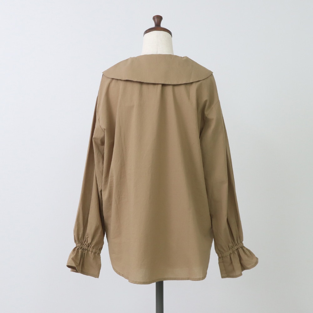 NARU(ナル) ふんわりローン スキッパーリボンブラウス 665825