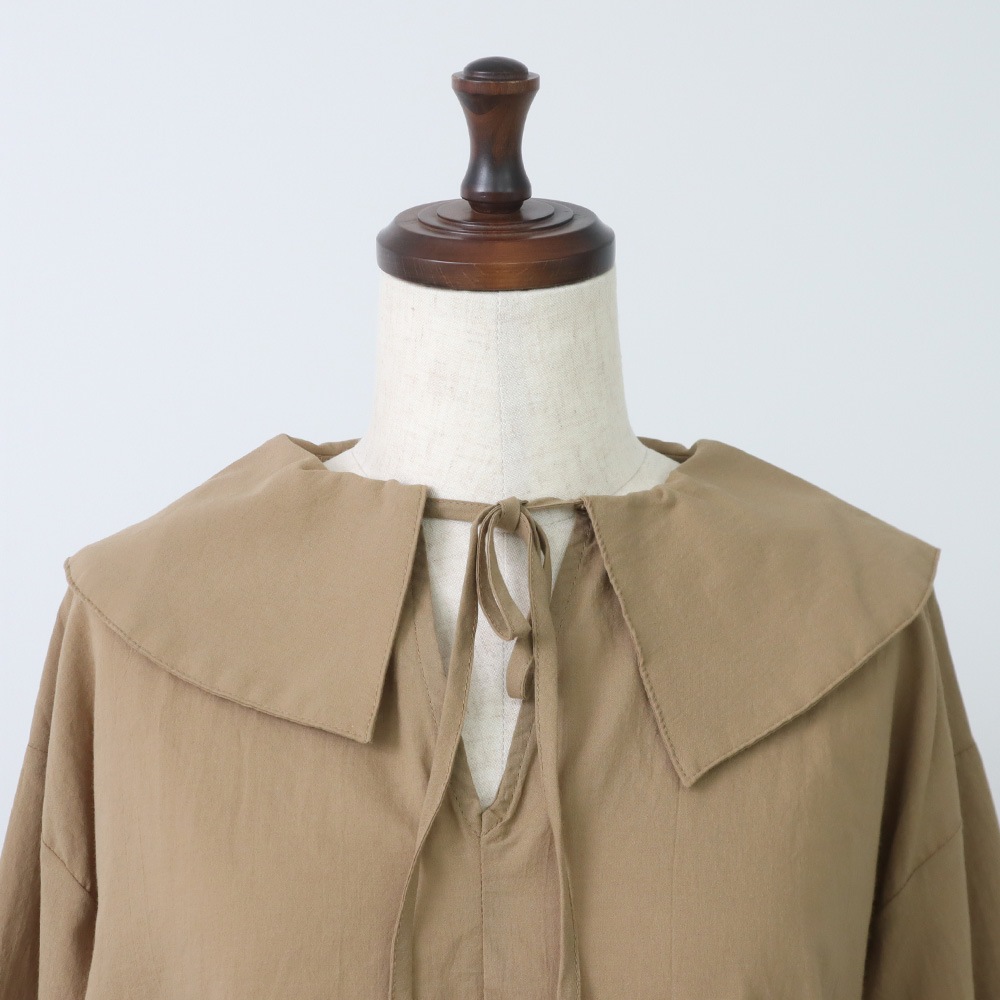 NARU(ナル) ふんわりローン スキッパーリボンブラウス 665825