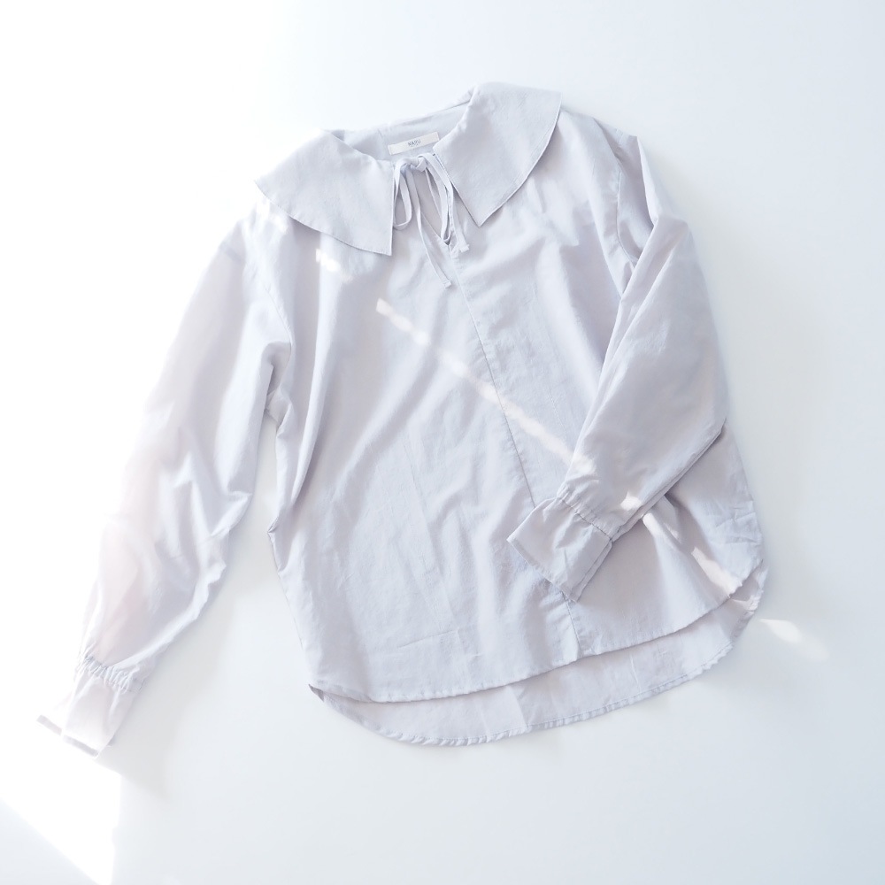 NARU(ナル) ふんわりローン スキッパーリボンブラウス 665825