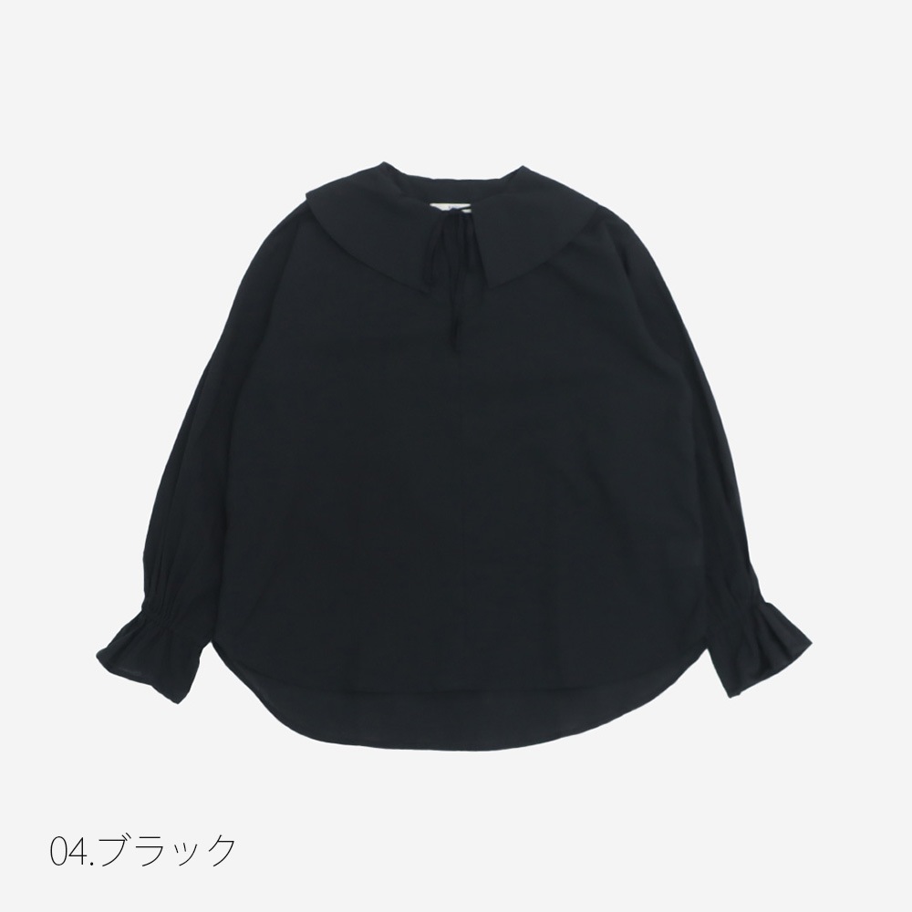 NARU(ナル) ふんわりローン スキッパーリボンブラウス 665825