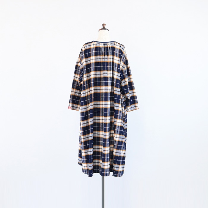 NARU LIBRE(ナル リーブル) ビエラチェックネル起毛ワンピース 746812