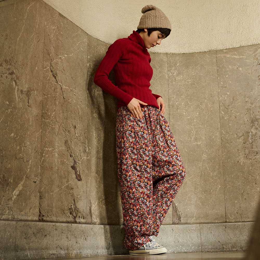 NARU(ナル) 21Wコール天 LIBERTY(Coriander) ノッポパンツ 657802 