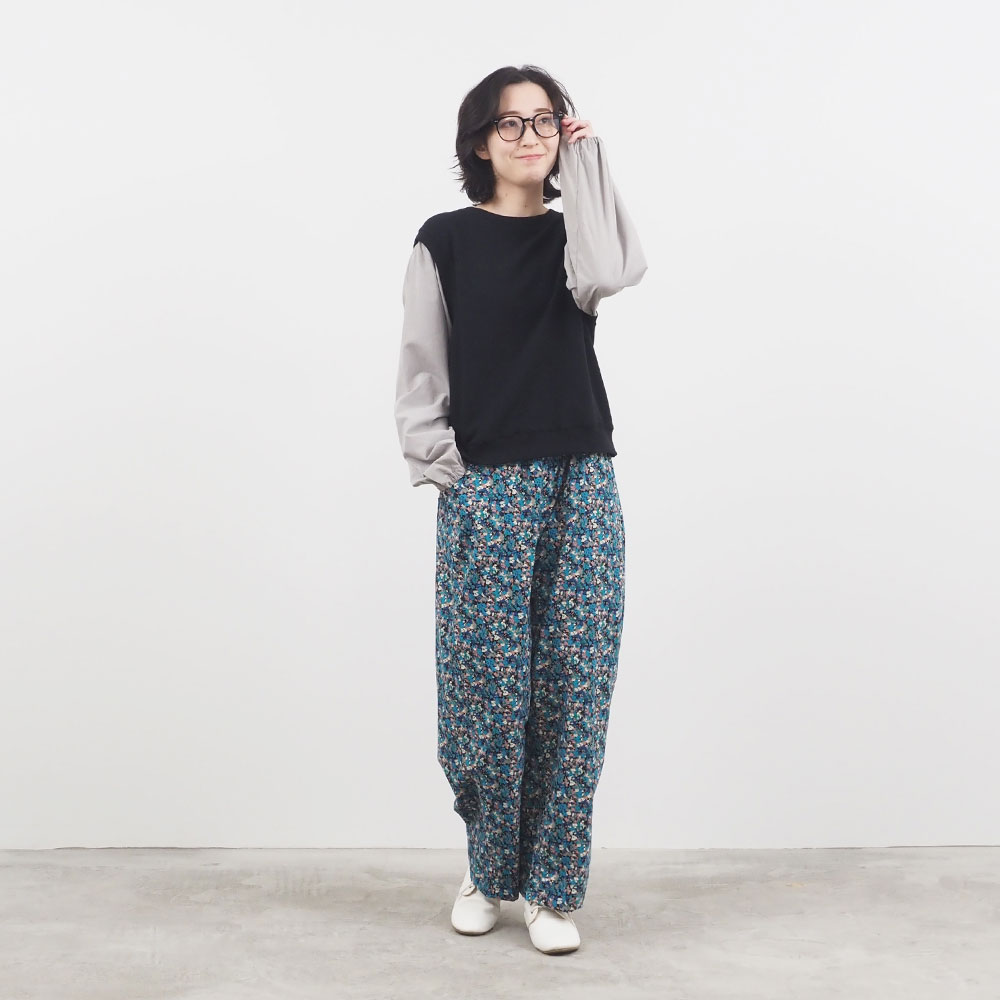 NARU(ナル) 21Wコール天 LIBERTY(Coriander) ノッポパンツ 657802