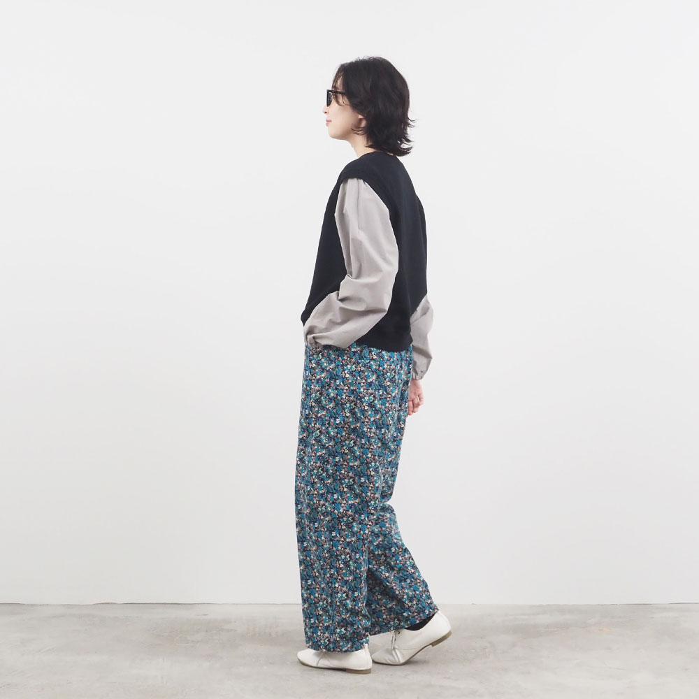 NARU(ナル) 21Wコール天 LIBERTY(Coriander) ノッポパンツ 657802