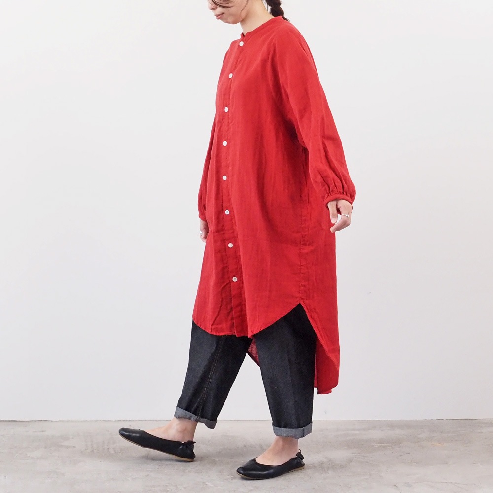 NARU(ナル) ダブルガーゼ ロングシャツカーデ 665812