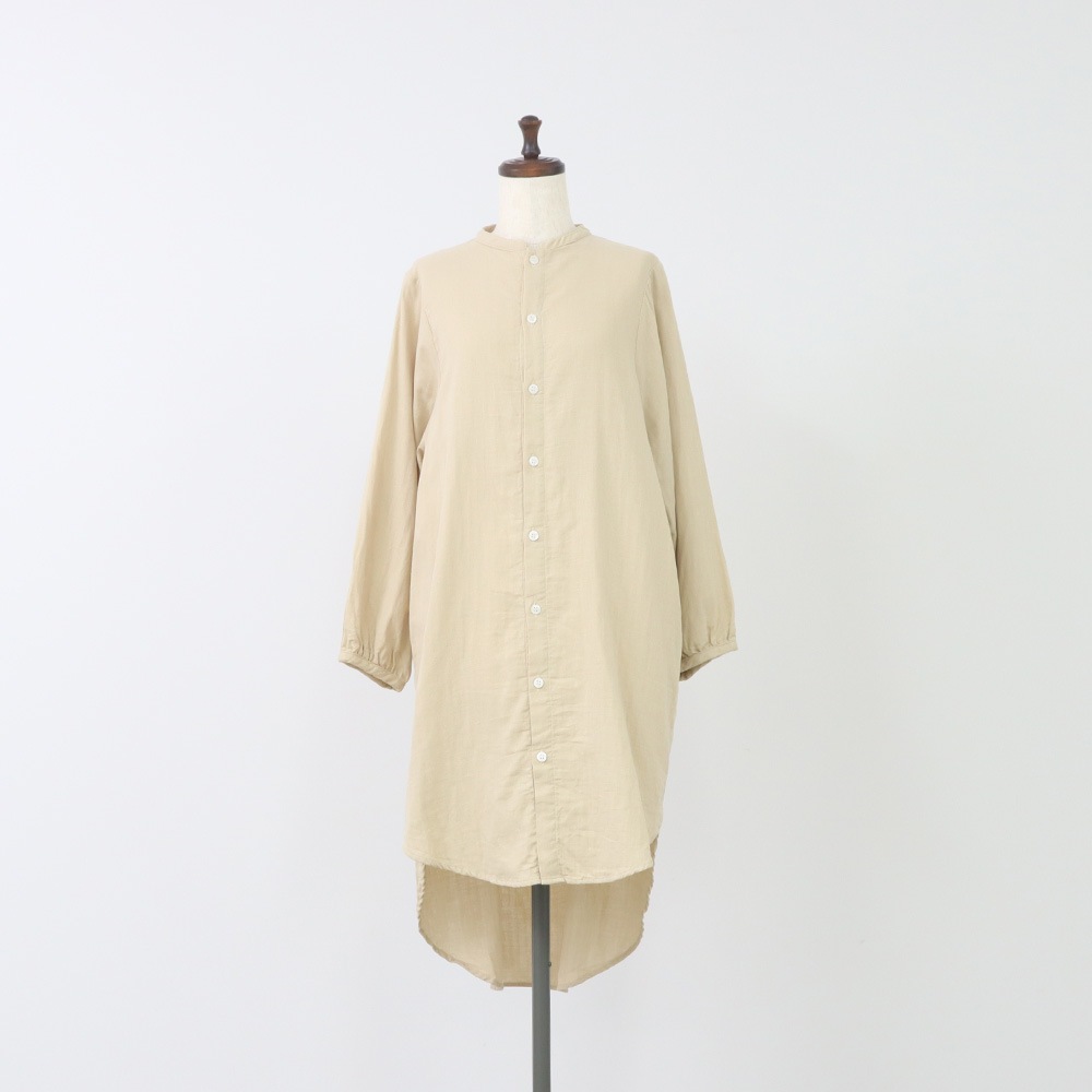 NARU(ナル) ダブルガーゼ ロングシャツカーデ 665812