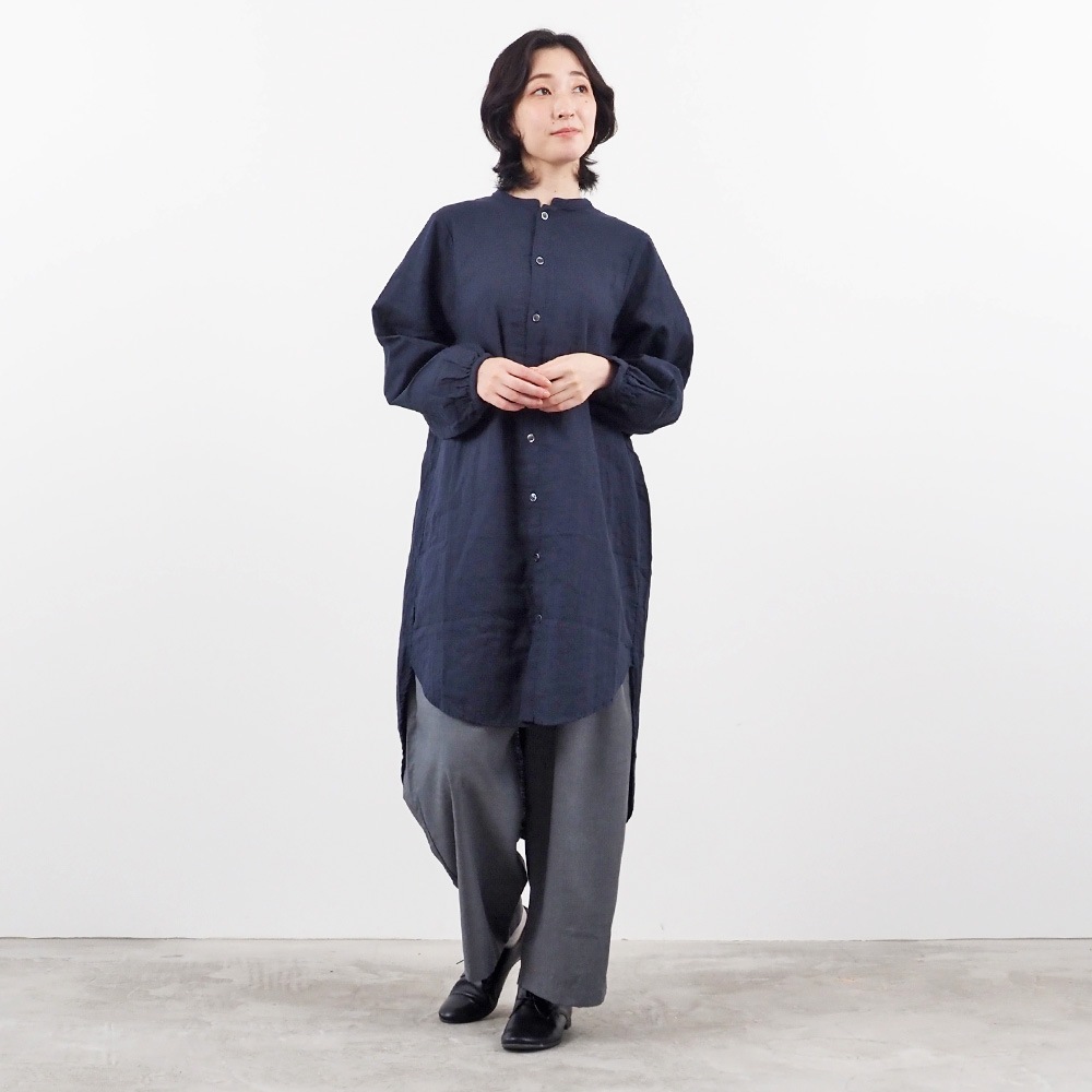 NARU(ナル) ダブルガーゼ ロングシャツカーデ 665812