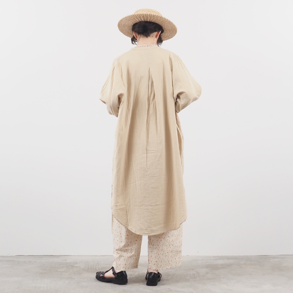 NARU(ナル) ダブルガーゼ ロングシャツカーデ 665812