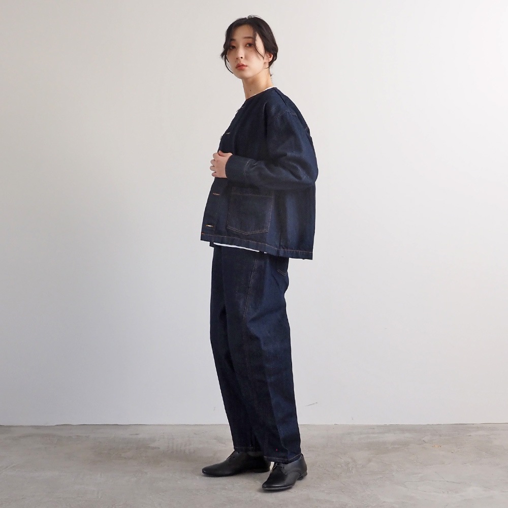 NARU(ナル) 12ozムラデニム ラウンドパンツ 6668101