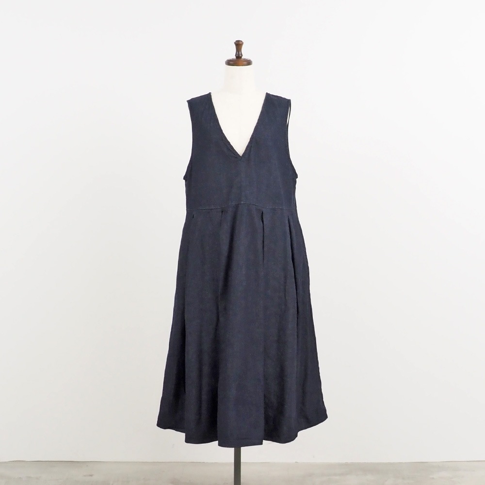 【あさこさんコラボ】【予約】NARU(ナル) ムラデニムジャンパースカート 6S-ask-8D