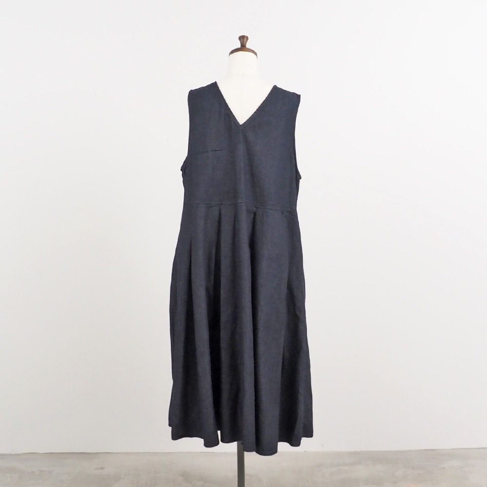 【あさこさんコラボ】【予約】NARU(ナル) ムラデニムジャンパースカート 6S-ask-8D