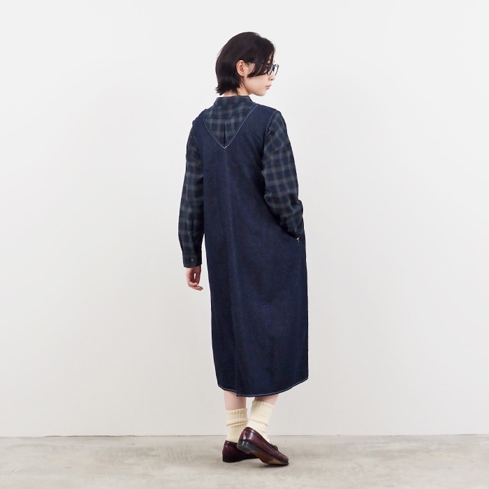 NARU(ナル) 8ozムラデニムジャンパースカート 649805