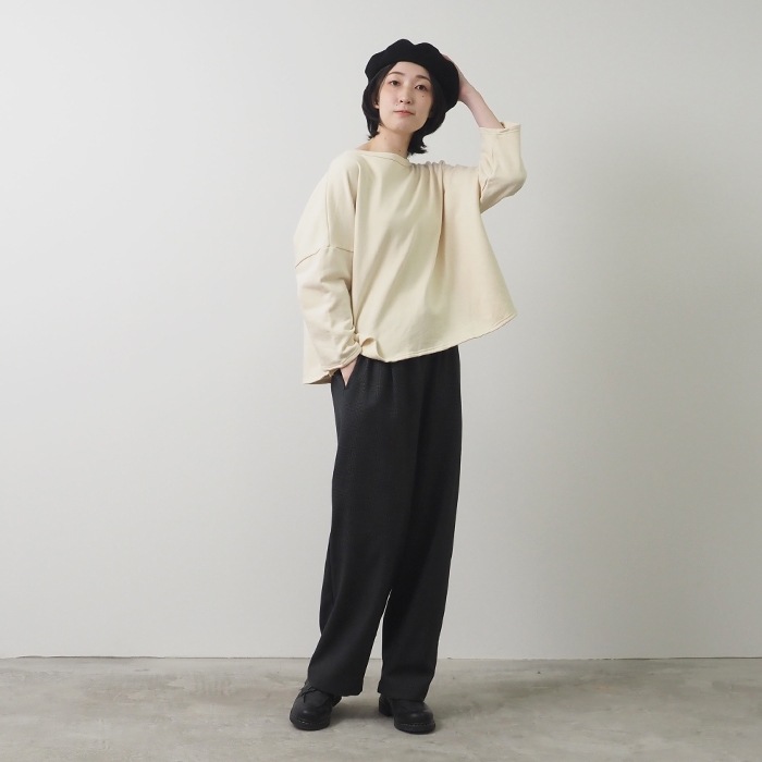 NARU(ナル) 30/10セントラル裏毛 ワイドPO 656011