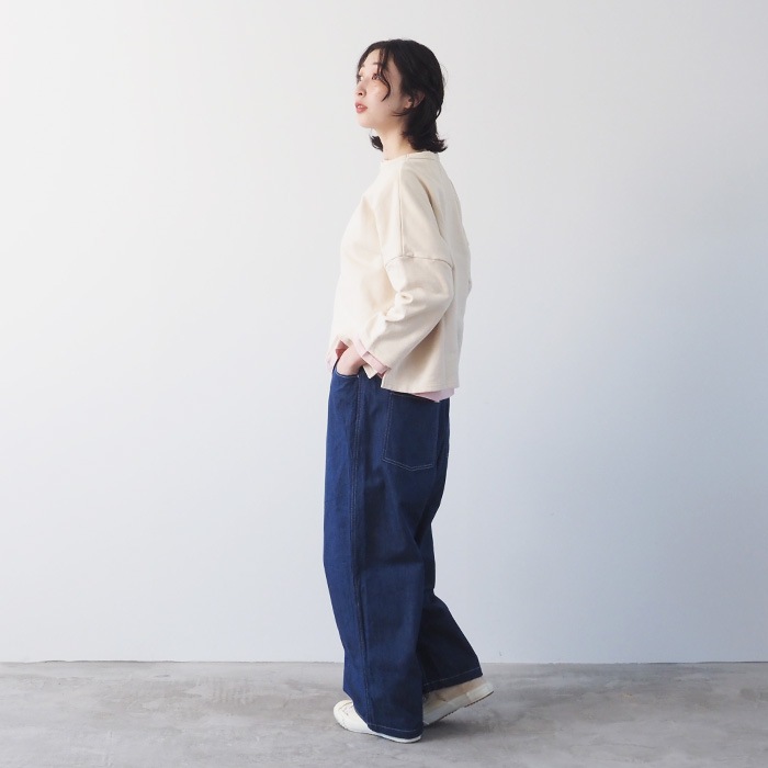 NARU(ナル) 30/10セントラル裏毛 ワイドPO 656011