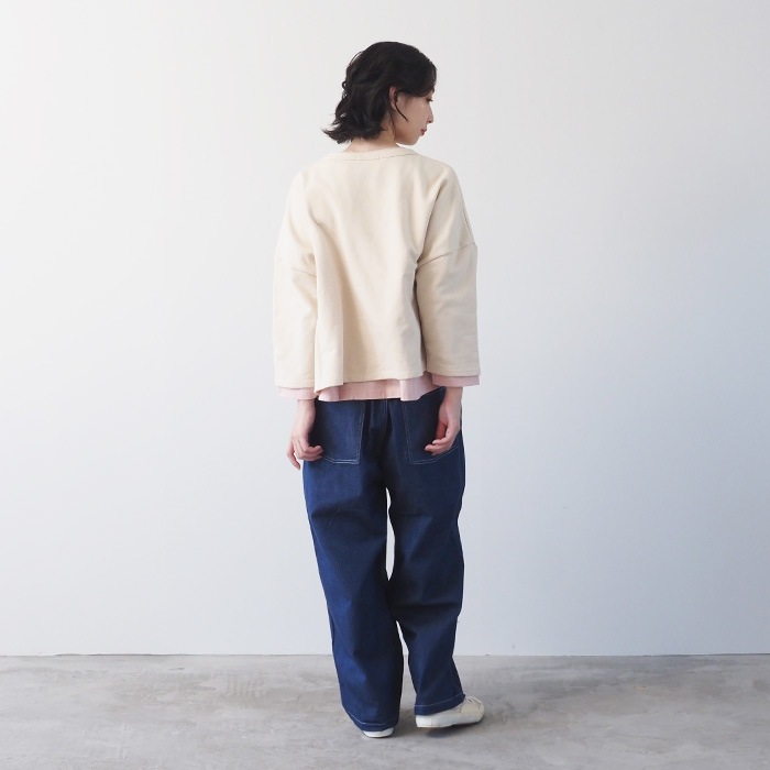 NARU(ナル) 30/10セントラル裏毛 ワイドPO 656011