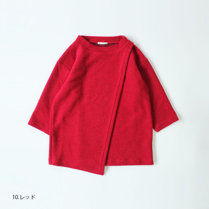 NARU(ナル) トラベルウールプレミアアシンメトリープルオーバー 638350