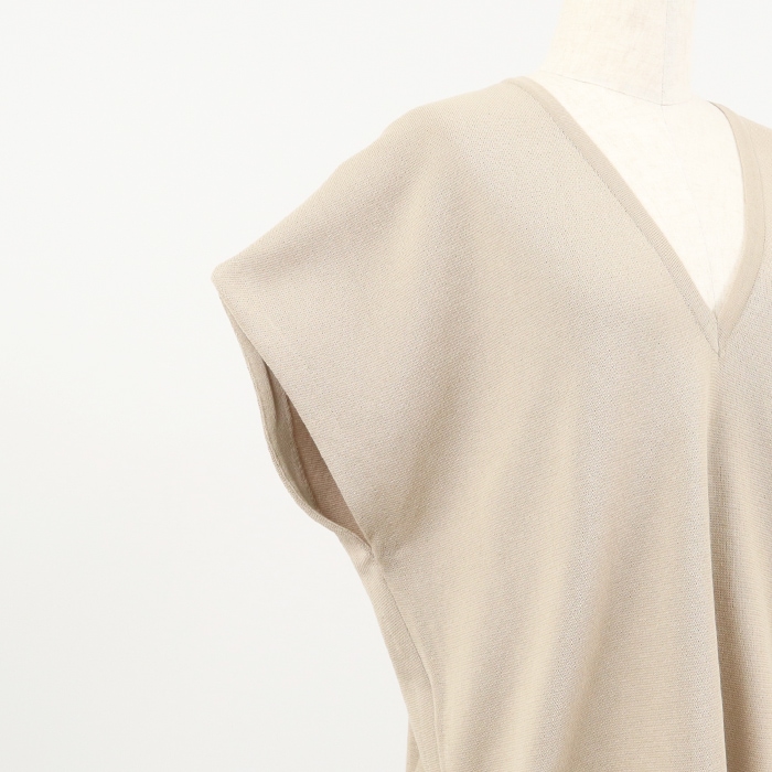 NARU(ナル) スノーコットン ミラノリブVネックベスト 656702