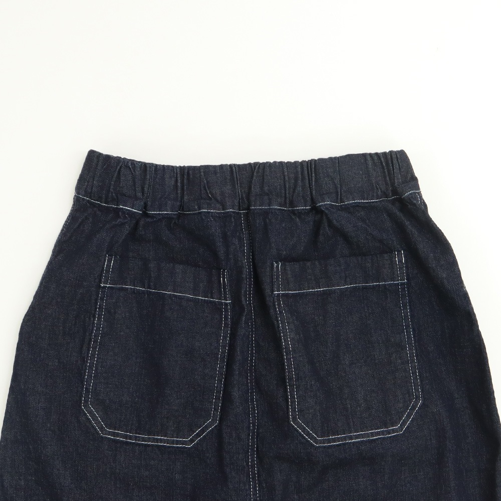 NARU(ナル) 8ozムラデニム ベイカースカート 663811