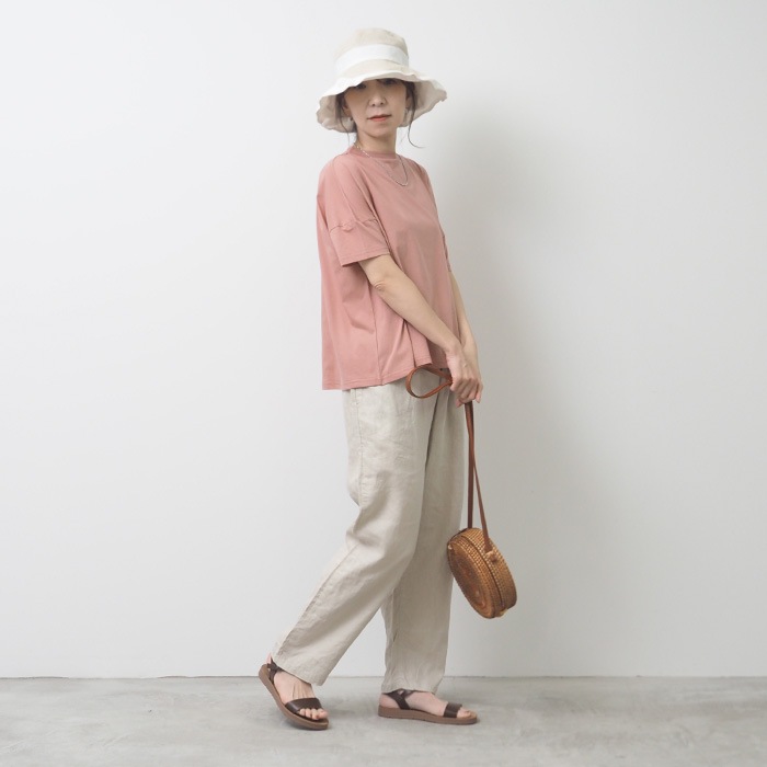 NARU(ナル) 40フレンチリネン コージーパンツ 649873BE