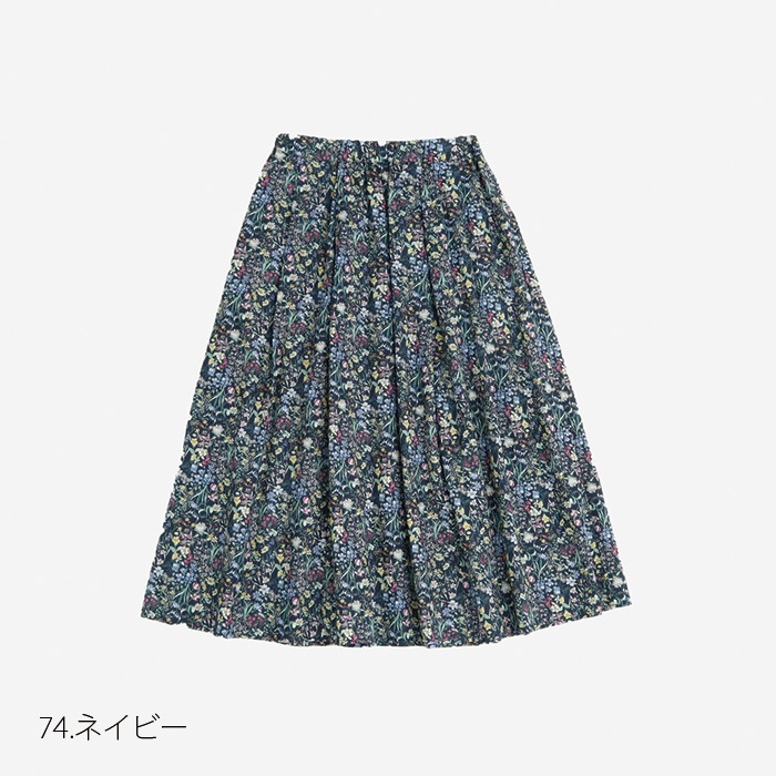 NARU(ナル) 60ローンフラワープリント スカート 655916