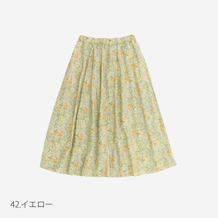 NARU(ナル) 60ローンフラワープリント スカート 655916
